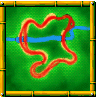 Splashdown Pass course icon from Diddy Kong Racing DS.