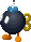 Sprite of a Bob-omb from Mario & Luigi: Superstar Saga + Bowser's Minions.