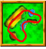 Windmill Plains course icon from Diddy Kong Racing DS.