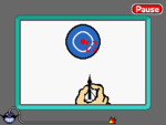 The microgame Dartistry from WarioWare: D.I.Y.