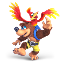 Banjo & Kazooie artwork for Super Smash Bros. Ultimate