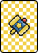 A KO Hammer Card in Paper Mario: Color Splash.