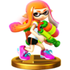 Inkling trophy from Super Smash Bros. for Wii U