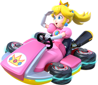 Artwork of Princess Peach for Mario Kart 8 Deluxe – Booster Course Pass