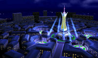 A stage based on Lumiose City in Super Smash Bros. for Nintendo 3DS.