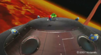 Pre-release screenshot of Super Mario Galaxy at GDC 2007