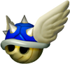 Artwork of a Spiny Shell in Mario Kart: Double Dash!! (also used for Mario Kart DS)