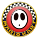 The icon of the Shy Guy Cup from Mario Kart Tour.