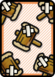 A Worn-Out Hammer ×5 Card in Paper Mario: Color Splash.