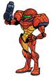 Artwork of Samus from Super Smash Bros.