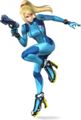 Zero Suit Samus in Super Smash Bros. for Nintendo 3DS / Wii U.