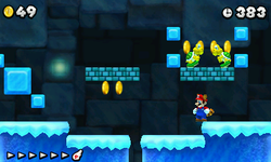 World Flower-A in New Super Mario Bros. 2.