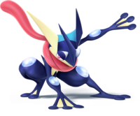 Greninja in Super Smash Bros. for Nintendo 3DS / Wii U.