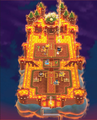 Bowser's Castle as it appears in Super Mario 3D World