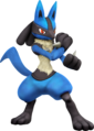 Lucario's artwork for Super Smash Bros. for Nintendo 3DS / Wii U