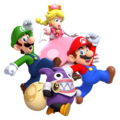 New Super Mario Bros. U Deluxe (with Mario, Luigi and Nabbit)