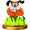 Dog trophy from Super Smash Bros. for Wii U