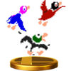 Duck trophy from Super Smash Bros. for Wii U