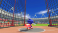 Sonic competing in Discus Throw.