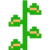 Vine icon in Super Mario Maker 2 (Super Mario Bros. style)