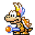 Lemmy Koopa icon in Super Mario Maker 2 (Super Mario World style)