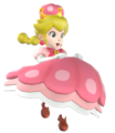 Peachette using her floating jump