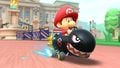 Baby Mario drifting in the Bullet Blaster