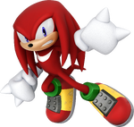 Knuckles' artwork, from Mario & Sonic at the Rio 2016 Olympic Games.