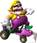 Wario artwork from Mario Kart DS