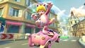 Cat Peach tricking in the Cat Cruiser