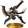 Metal Face trophy from Super Smash Bros. for Wii U