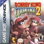 The Game Boy Advance cover art for Donkey Kong Country 2.