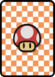 A Mushroom Card in Paper Mario: Color Splash.