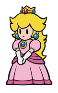 Sprite of Princess Peach from Paper Mario: The Origami King