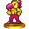 A trophy from Super Smash Bros. for Nintendo 3DS