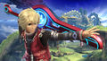 Screenshot of Shulk in Gaur Plain