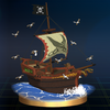 Pirate Ship trophy