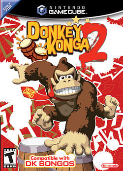 Donkey Konga 2 game-cover.