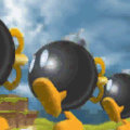 The painting leading to the Bob-omb Battlefield