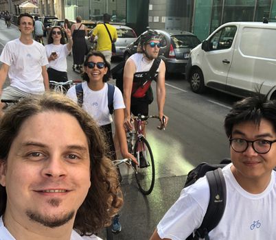 Bikemap team on tour in Vienna