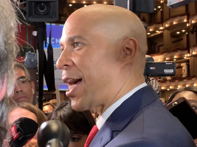 Cory Booker (Joel Pollak / Breitbart News)