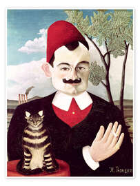 Wandbild Porträt des Herrn X - Henri Rousseau