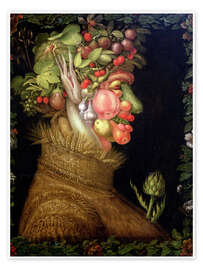 Wandbild Der Sommer, 1573 - Giuseppe Arcimboldo