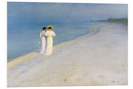 Bilde på skumplate Sommeraften på Skagen Sønderstrand - Peder Severin Krøyer