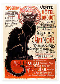 Poster Chat Noir, 1896 - Théophile-Alexandre Steinlen