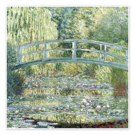 Tableau Le bassin aux nymphéas, harmonie verte - Claude Monet