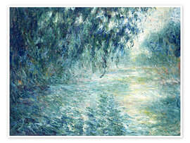 Poster Morgen an der Seine - Claude Monet