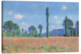 Canvas print Poppy field - Claude Monet