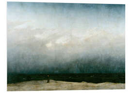 Hartschaumbild Der Mönch am Meer - Caspar David Friedrich