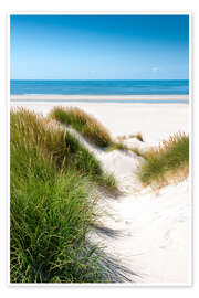 Wandbild Nordsee - Dünenlandschaft - Reiner Würz